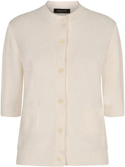 Fabiana Filippi Button-down Cardigan In White