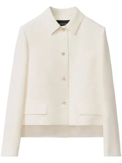 Fabiana Filippi Button-down Jacket In White