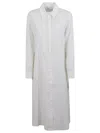 Fabiana Filippi Button-down Midi Dress With Pleated Front