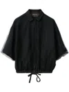 Shop Fabiana Filippi Button-down Shirt In Blue