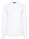 Fabiana Filippi Button-down Shirt With Structured Collar In White