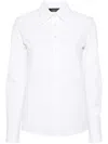 Fabiana Filippi Button-down Shirt With Structured Collar In White
