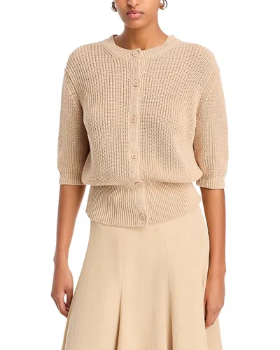 Fabiana Filippi Button Front Cardigan In Light/pastel