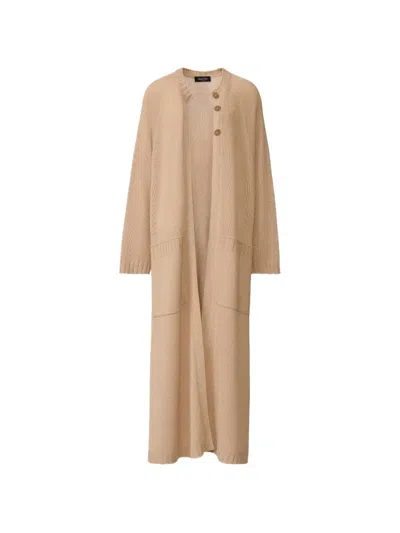 Fabiana Filippi Button Patch-pocket Cardigan In Brown