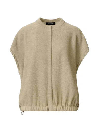 Fabiana Filippi Buttoned Cardigan In Brown