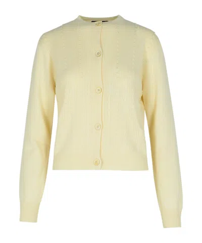 FABIANA FILIPPI FABIANA FILIPPI PLATINUM BUTTONED KNITTED CARDIGAN