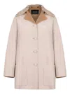 Fabiana Filippi Buttoned Patch-pocket Coat In Neutral