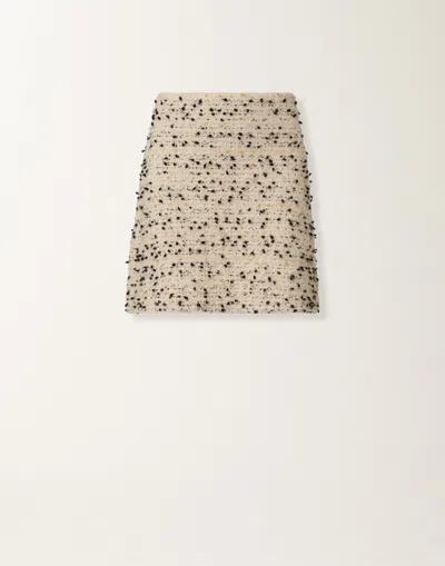 FABIANA FILIPPI BUTTONED TWEED MINI SKIRT