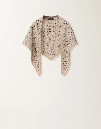 Fabiana Filippi Buttoned Tweed Scarf