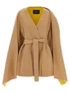 FABIANA FILIPPI CABAN WITH CAPE COATS, TRENCH COATS