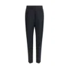 Fabiana Filippi Pleated Detail Track Pants In Black