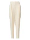 Fabiana Filippi Cady Pleated-front Trousers In Neutral