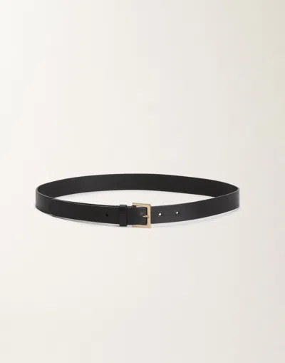 Fabiana Filippi Calfskin Belt In Black
