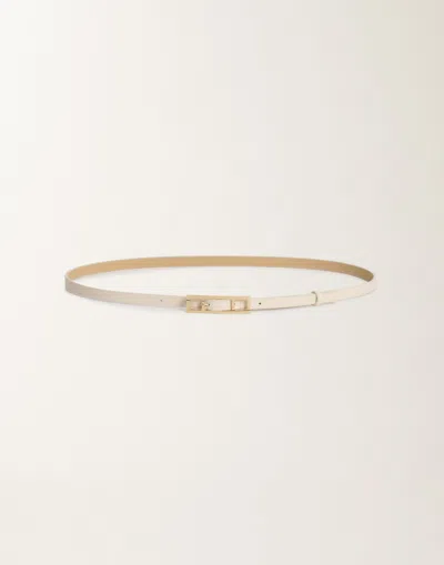 Fabiana Filippi Calfskin Belt In Butter