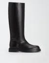 Fabiana Filippi Woman Boot Black Size 8 Leather In Black