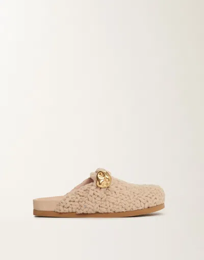 Fabiana Filippi Camel Mules In Brown