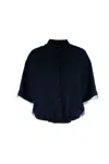 Fabiana Filippi Short-sleeved Shirt In Blue