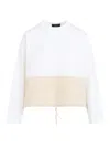Fabiana Filippi Drawstring Long-sleeved T-shirt In White