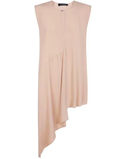 Fabiana Filippi "campagna" Asymetrical Top In Pink