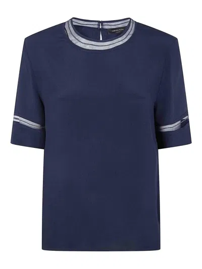 Fabiana Filippi Campagna Tshirt In Blue