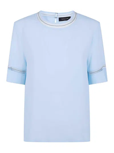 Fabiana Filippi Campagna Tshirt In Blue