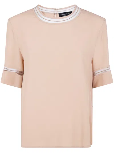 Fabiana Filippi "campagna" Tshirt In Brown