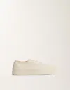 Fabiana Filippi Canvas And Nappa Leather Sneakers In White