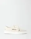Fabiana Filippi Canvas Sneakers In Butter