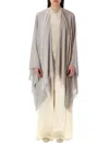 Fabiana Filippi Draped Fringed Lightweight Scarf In Beige