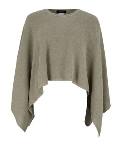 Fabiana Filippi Cape-style Knitwear In Green