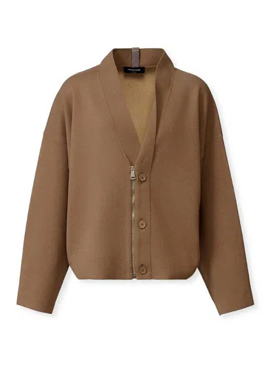 Fabiana Filippi Cardigan In Brown