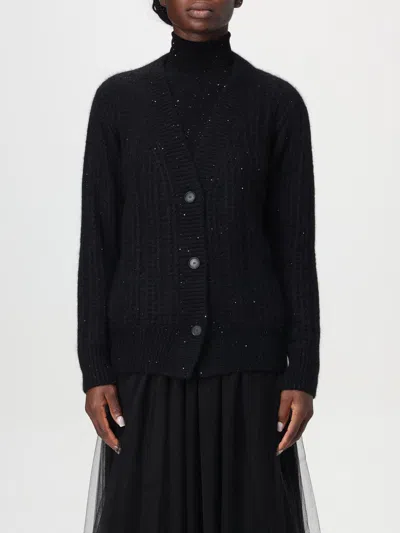Fabiana Filippi Cardigan  Woman Color Black In Schwarz