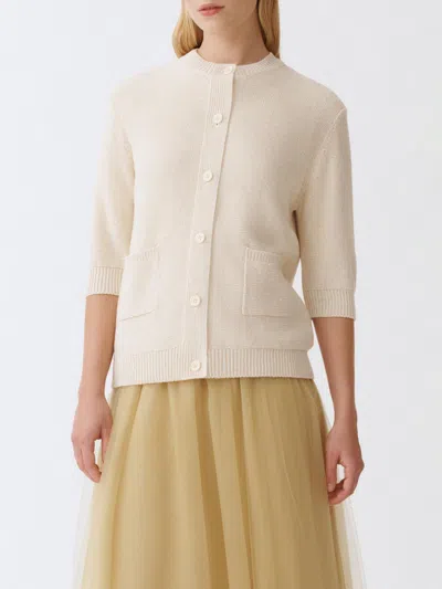 FABIANA FILIPPI CARDIGAN FABIANA FILIPPI WOMAN COLOR WHITE,G46380001