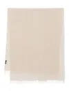 Fabiana Filippi Cashmere And Silk Scarf In Neutral
