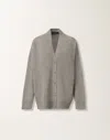 Fabiana Filippi Cashmere And Silk Sweater In Gray
