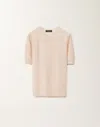 Fabiana Filippi Cashmere And Silk Sweater In Pink