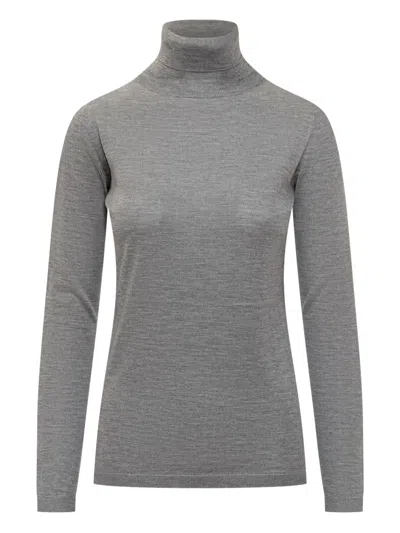 Fabiana Filippi Cashmere-blend Jumper In Gray