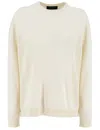 Fabiana Filippi Cashmere Blend Knit Sweater In Neutrals