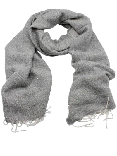 Fabiana Filippi Scarfs In Grey