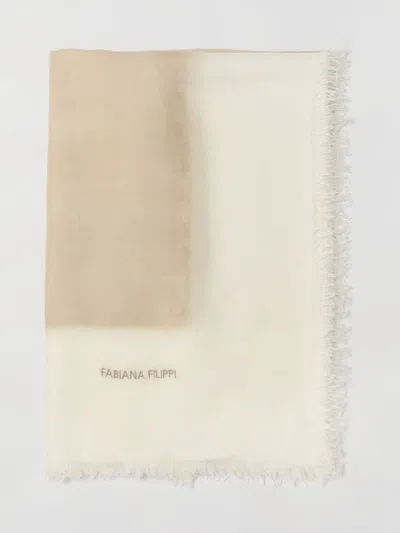 Fabiana Filippi Cashmere Blend Scarf In Metallic