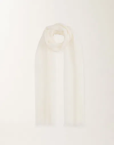 Fabiana Filippi Cashmere Scarf In White