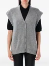Fabiana Filippi Knitwear V-neck Sleeveless Cardigan