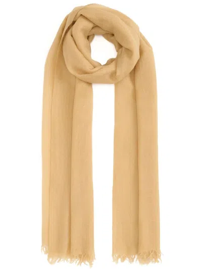 Fabiana Filippi Cashmere Scarf In Yellow