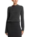 Fabiana Filippi Cashmere Sequin Collar Slim Fit Sweater In Black