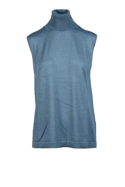 Fabiana Filippi Cashmere Silk Sweater - Blue