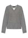 Fabiana Filippi V-neck Long-sleeved Sweater