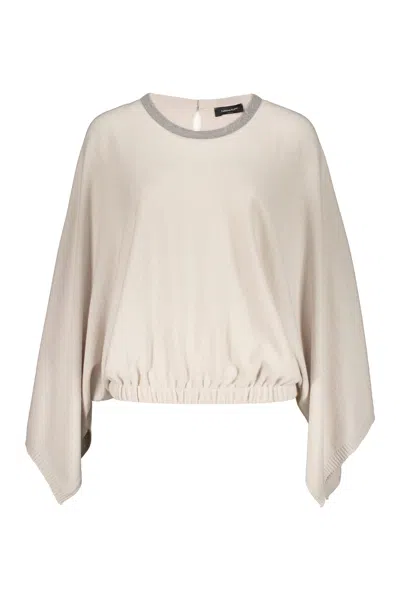 Fabiana Filippi Cashmere Sweater In Neutral