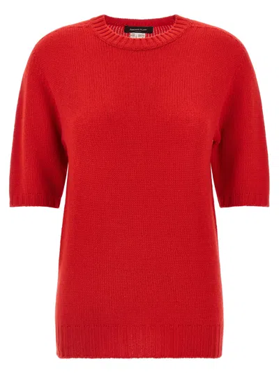 FABIANA FILIPPI CASHMERE SWEATER SWEATERS AND CARDIGANS RED