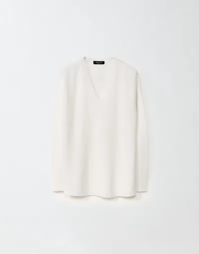 Fabiana Filippi Cashmere Jumper In White