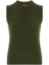 Fabiana Filippi Cashmere Vest In Green